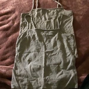 2 pack grey cami crop tops